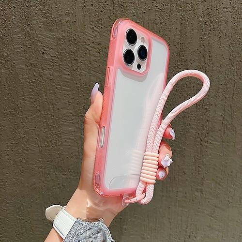téléphone Coque Pour iPhone 17 Pro Max 17 Air 16 15 14 Pro Max Plus 13 Pro Max Coque Arrière Avec Dragonne Antichoc Rétro Silicone