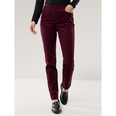 Walbusch Damen Schlupf Cord-Hose Rot noch offen: Muster Image