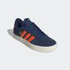 Sneaker ADIDAS SPORTSWEAR "VL COURT 3.0", Gr. 47, dunkelblau, impact orange, gold metallic, Leder, Synthetik, sportlich, Schuhe, inspiriert vom Design des adidas samba, Topseller