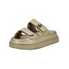 Pantolette STEVE MADDEN "STEVE MADDEN Pantoletten Lederimitat", Damen, Gr. 39, grün (olive), Lederimitat, casual, Schuhe