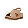 Sandale CLARKS "Kassanda", Damen, Gr. 36, beige, Schuhe, mit bequemem geformtem Fußbett