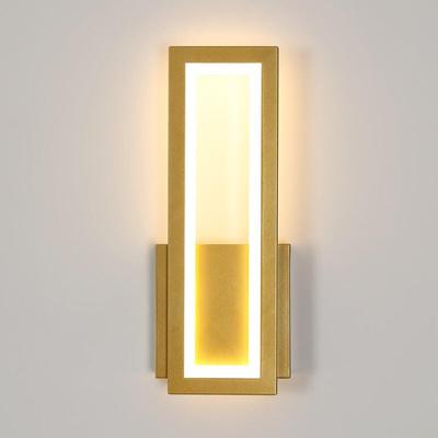 Comely - LED-Innenwandleuchte, 16 w, 2000 lm, moderne Acryl-Gold-Wandlampe, 3000 k warmweiße Image