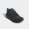 Wanderschuh ADIDAS TERREX "TERREX SKYCHASER AX5 GORE-TEX", Gr. 37, carbon, core schwarz, semi flash aqua, Synthetik, Textil, sportlich, Schuhe, wasserdicht