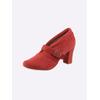 Hochfrontpumps ANDREA CONTI, Damen, Gr. 40, rot, Textil, modisch, Schuhe