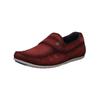 Slipper BUGATTI "bugatti Slipper Veloursleder", Herren, Gr. 43, rot (dunkelrot), Veloursleder, casual, Schuhe