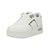 Plateausneaker REPLAY "Replay Sneaker Lederimitat", Damen, Gr. 38, weiß, Lederimitat, casual, Schuhe