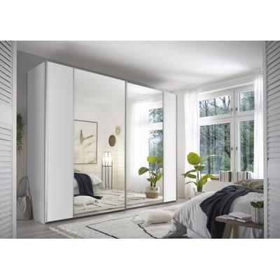 Schwebetürenschrank STAUD "Sonett 120, Made in Germany", weiß, B:249cm H:222cm T:68cm, Holzwerkstoff, Schränke, mit vier verschiedenen Ausstattungsvarianten Image