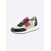 Sneaker HEINE, Damen, Gr. 40, bunt (creme, bunt), Leder, Glattleder, sportlich, Schuhe