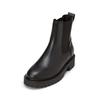 Chelseaboots MARC O'POLO "aus edlem Rindleder", Damen, Gr. 39, schwarz, Obermaterial: 100% Leder (Rind), unifarben, Schuhe