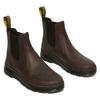 Chelseaboots DR. MARTENS "Embury", Herren, Gr. 41, braun (dunkelbraun), Leder, klassisch, Schuhe