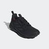 Wanderschuh ADIDAS TERREX, Gr. 44,5, schwarz (core schwarz, core schwarz, grau four), Textil, Synthetik, sportlich, Schuhe, wasserdicht