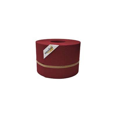 zaun|zu® Sichtschutz Rille PP für Doppelstabmatte Zaunblende Bordeauxrot 50m Image