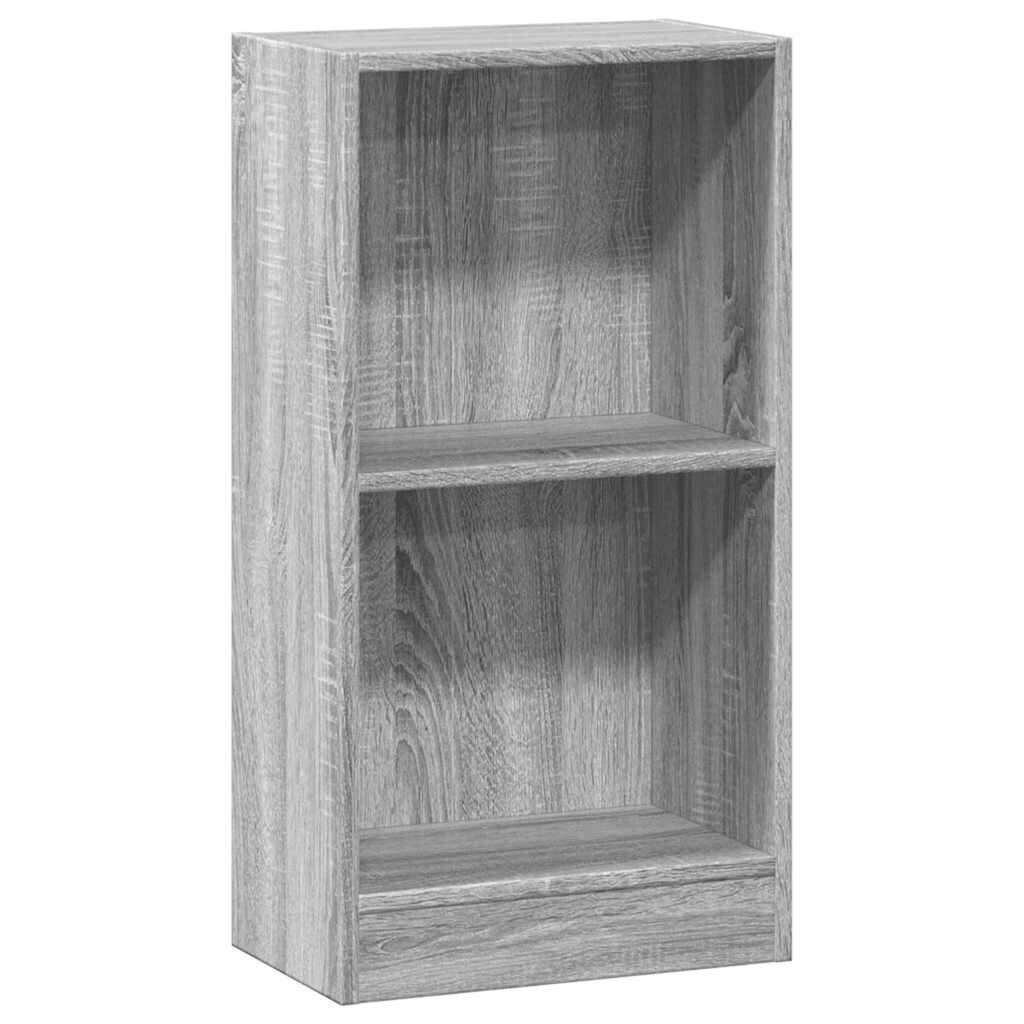 vidaXL Bücherregal Grau Sonoma 40x24x76 cm Holzwerkstoff Image
