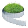 relaxdays Rasenkante 12 m aus Metall silber