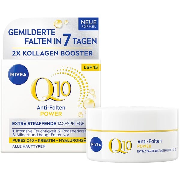 Nivea Gesichtscreme »Q10 Anti-Falten POWER LSF 15« 50.0 ml Image