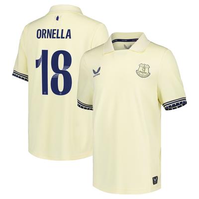 Everton Castore WSL Auswärtstrikot 2025-26 – Kinder mit Aufdruck Ornella 18 Image