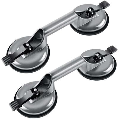 Niemals verwendet] 2 x Doppel-Saugnapf, 100 kg, Aluminium-Handhabungssauger, 120 mm, Image