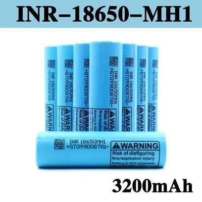 18650 rechargeable battery 3.7v 3200mAh 10A Batterie de décharge INR18650-MH1 18650 rechargeable battery lithium ion battery