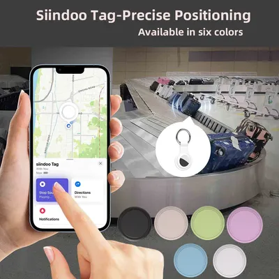 SiindooTag Precise Position Anti Loss Car GPS Instrument Mini Locator GPS Car Tracking Anti Loss Artifact ElectricBike Backpack