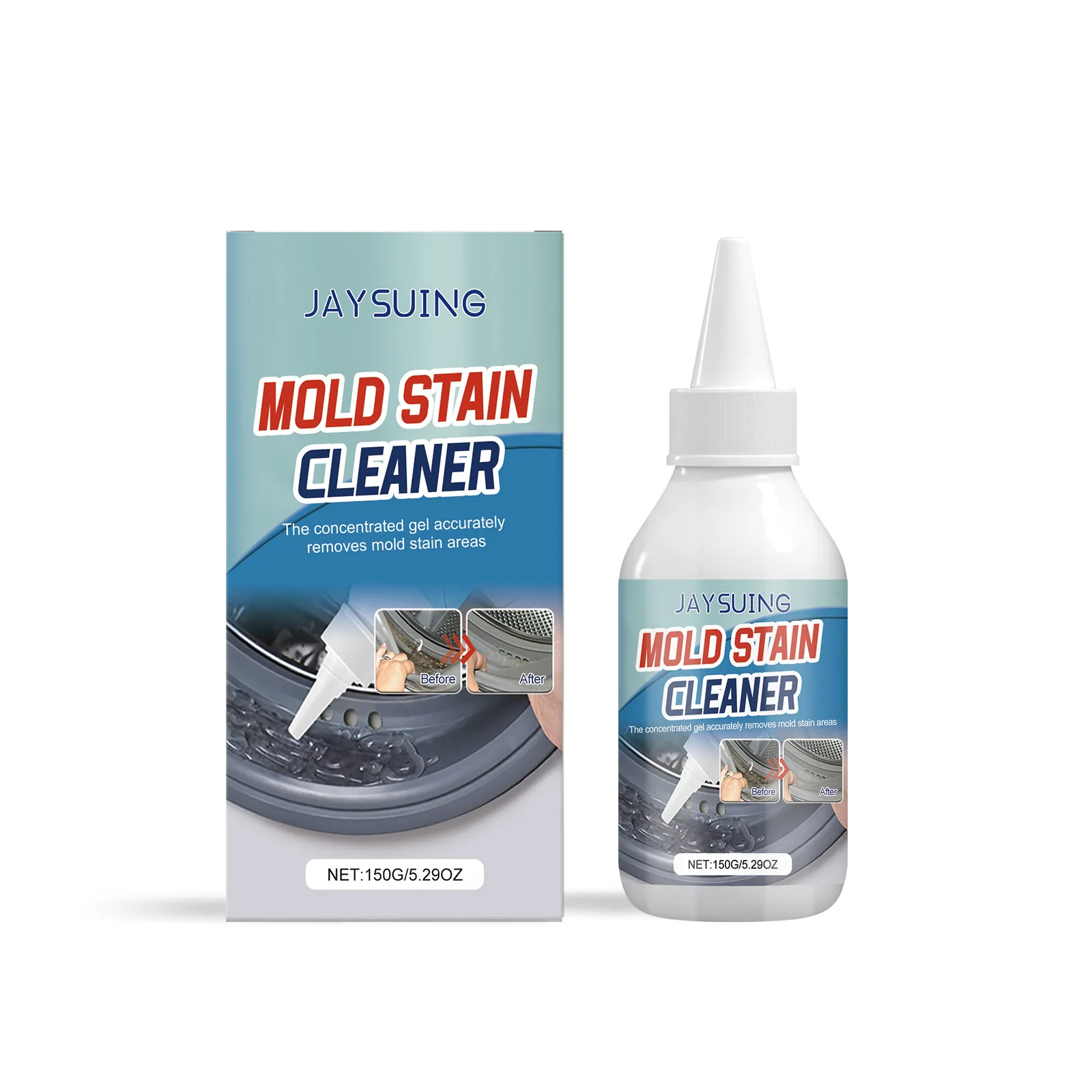 150 ml Schimmelentferner-Gel mit großem Fassungsvermögen für Fliesen/Wandfugenreiniger, ideal für Zuhause, Waschbecken, Fugenreiniger für Fliesen, Kühlschrankstreifen