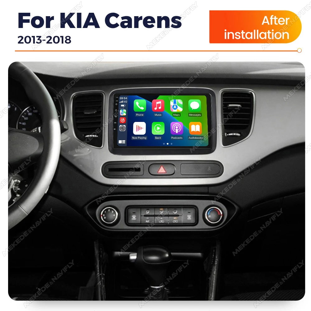 MEKEDE&NAVIFLY Android 14 Autoradio-Stereo für Kia Carens RP 3 III 2013–2019 intelligentes Carplay-System All-in-One-GPS-Host-Einheit Image