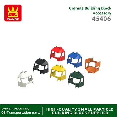 Wange 100g 22 Teile/los 45406 High Hole Farbe Teile Kompatibles Zubehör mit Ziegeln Kinderspielzeug Geschenkbox DIY Bausteine Image