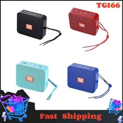 T&G TG166 Outdoor Bluetooth Speaker Wireless Mini Bass Portable Camping Riding Motorcycle Music Player