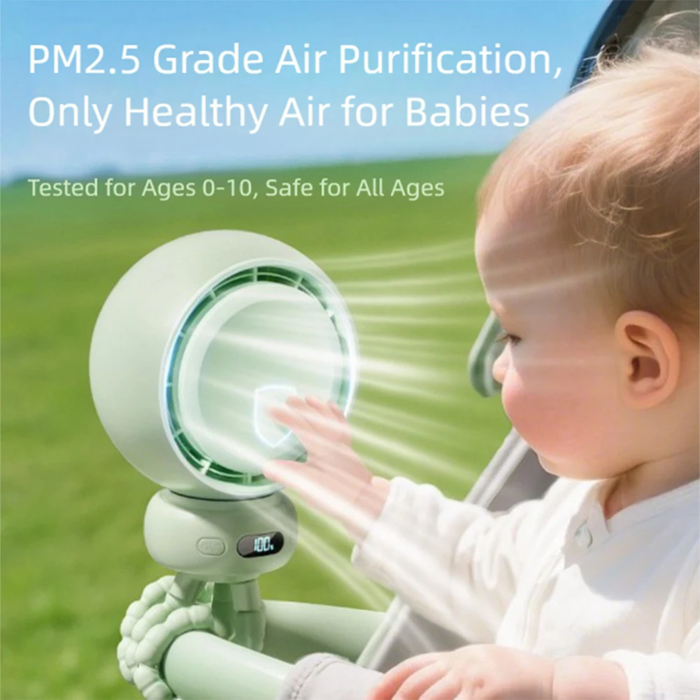 USB-Oktopus-Kinderwagen-Fan tragbare Kinderwagen Fan Personal-Portable Auto-Sitze Babyfan mit flexibles Stativ für Heimreise Image