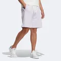 Pantaloncini sportivi Adidas da uomo viola chiaro con coulisse in vita per lo sport e l'abbigliamento casual