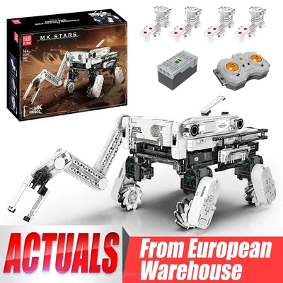 Mould King 21075, Sternplan, Spielzeug, Fernbedienung, Geländewagentransport, mechanischer Hund, Baustein, Ziegel, Kinder, Weihnachtsgeschenk Image