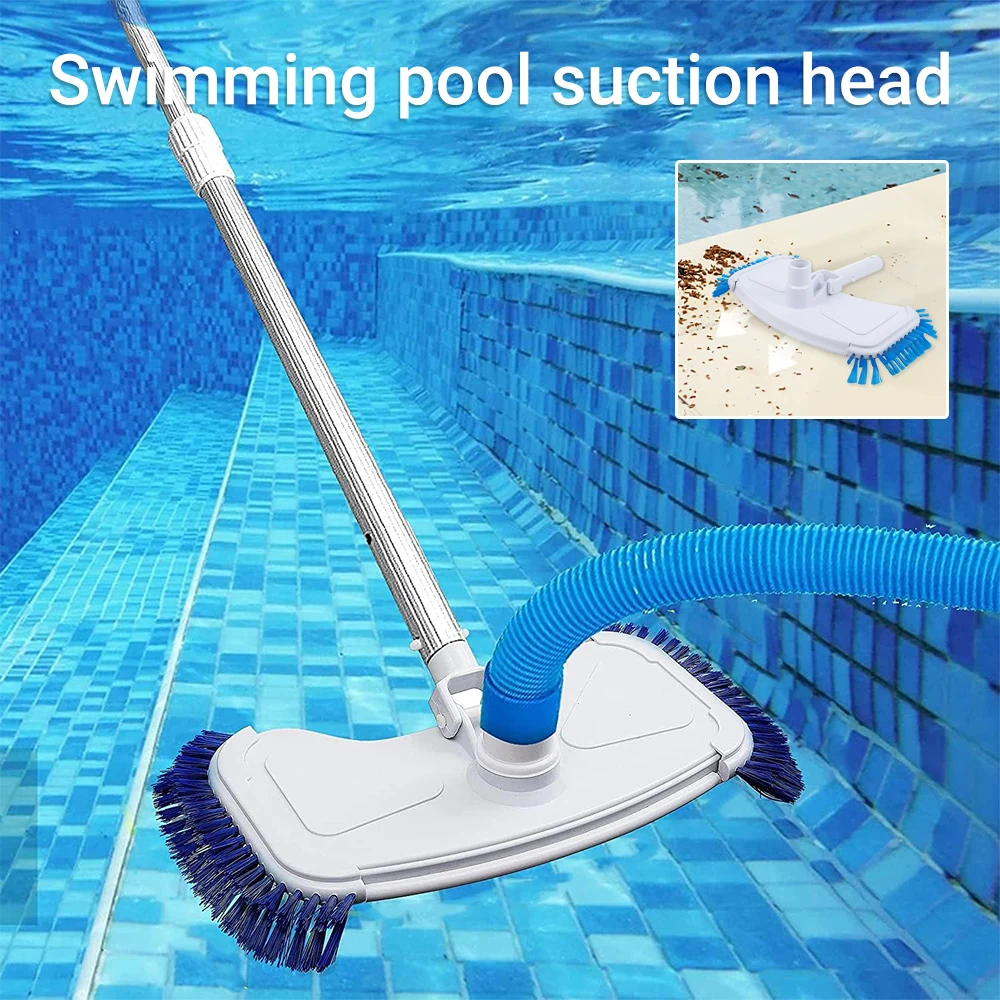 Schwimmen Pool Gebogene Staubsauger Saugkopf Sparen Arbeits Bad Spas Hotel Dusche Reinigung Pinsel Schwimmbad Reinigung Werkzeuge