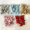 20 Stück 3D Herzform Kuchen Topper Mix Größe Gold Silber Rosa Liebe Kuchen Ball Valentinstag Cupcake Flagge Hochzeit Verlobung Dekor