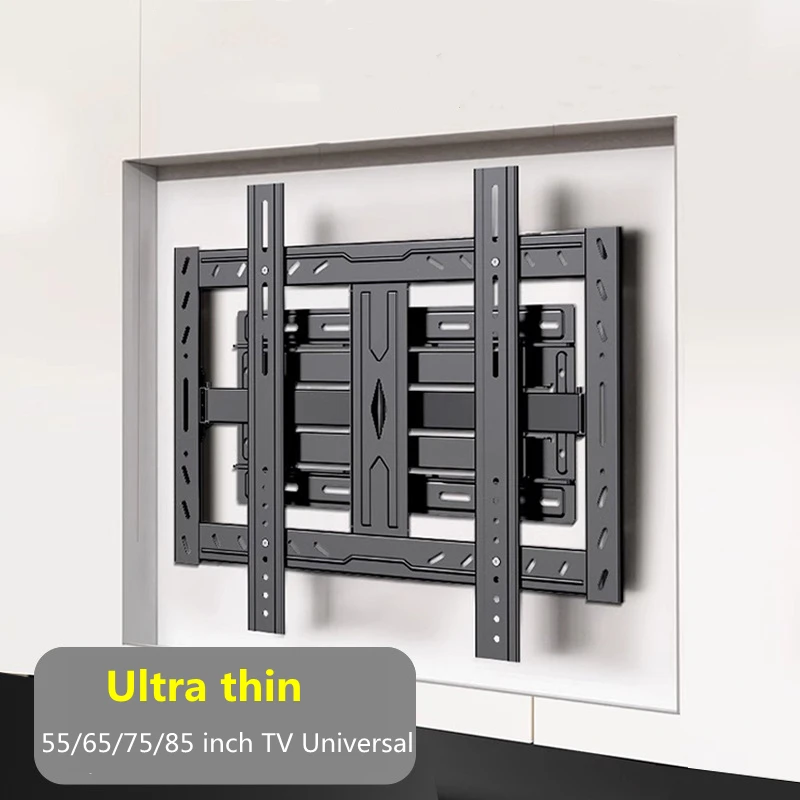 Full Motion TV-Wandhalterung für 32-80-Zoll-Bildschirme – robuster Gelenkarm mit 80 kg max. VESA 650 x 600 mm, passend für LED-LCD-OLED Image