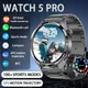 2025 Nuovo OROLOGIO 5 Pro Astuto Della Vigilanza Degli Uomini NFC GPS Tracker AMOLED HD Schermo Frequenza Cardiaca Chiamata Bluetooth Sport Astuto Della Vigilanza Per Huawei