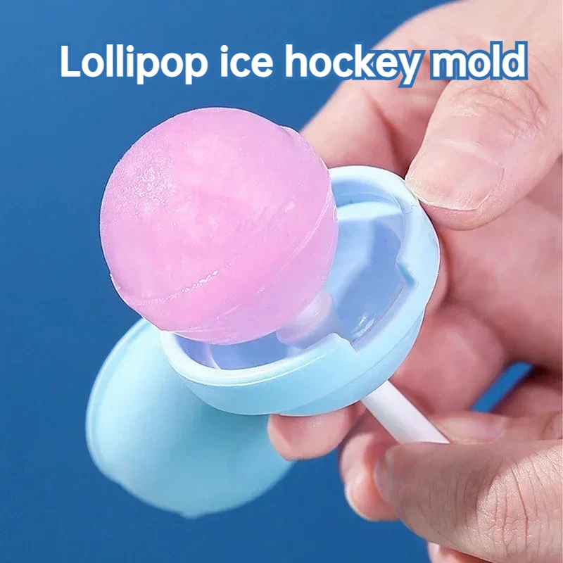 1pc Lollipop Eis Ball Formen Silikon Easy Release Hausgemachte Popsicle/Eis Werkzeuge Eiswürfel Formen Image