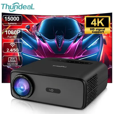 ThundeaL Full HD Projektor TD97 Pro 1080P 2K 4K Video Tragbarer Projektor WiFi 6 Android Heimkino TD97Pro 3D Smart Proyector