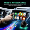 Mini 2in1 Ai Box cablato a Wireless CarPlay e Android Auto Adattatore WiFi Bluetooth Auto Connect Plug & Play per Audi Toyota Mazda