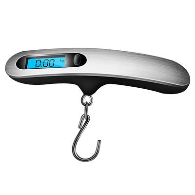 Portable Electronic Hook Scale Mini Handheld Digital Luggage Scale with Hook Lightweight Spring Weighing Tool for Travel Vegetables Market Portable Hanging Weight Measuring Device