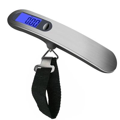 Portable Electronic Hook Scale Mini Handheld Digital Luggage Scale with Hook Lightweight Spring Weighing Tool for Travel Vegetables Market Portable Hanging Weight Measuring Device