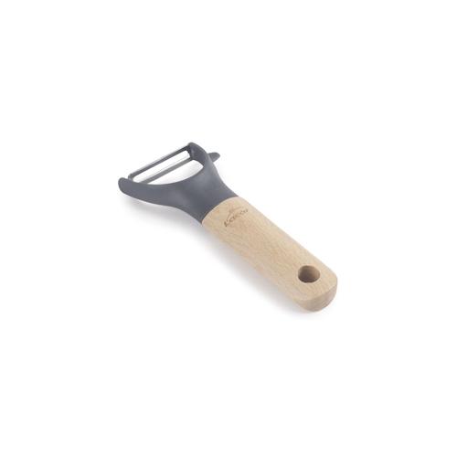 Schäler glatt Stahl und Holz UNITE von Lacor