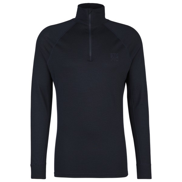 Stoic - Merino180 BengtSt. Half Zip - Merinounterwäsche Gr L schwarz/blau