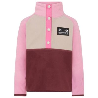 Didriksons - Kid's Monte Half-Buttoned 4 - Fleecepullover Gr 110 rot Image