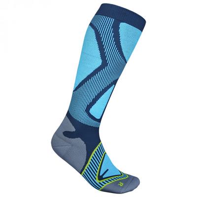 Bauerfeind Sports - Ski Performance Compression Socks - Kompressionssocken 41-43 - M: 36-41 cm | EU 41-43 blau Image