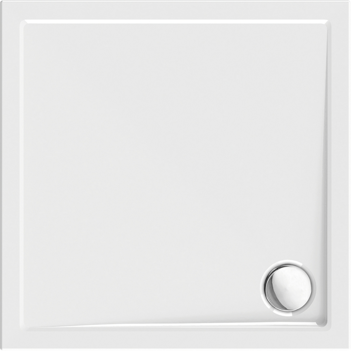 Schröder Viereck Duschwanne Sito E 100x100x2,5 cm weiß Image