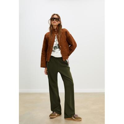 Stradivarius Puffer jacket Pale camel S