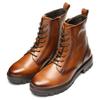 Schnürstiefelette ARA "CAMBRIDGE", Damen, Gr. 7 (40,5), braun (cognac), Glattleder, unifarben, klassisch,elegant, Schuhe, Business Stiefel in Bequemweite G (= weit)