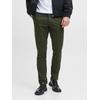 Chinos JACK & JONES "JPSTMARCO mit Stretchkomfort und schmalem Bein", Herren, Gr. 36, Länge 34, bunt (duffel bag), Web, Obermaterial: 98% Baumwolle, 2% Elasthan, unifarben, modisch, slim fit normal, Hosen, mit Reißverschluss