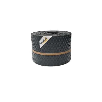 zaun|zu® Sichtschutz Rattan für Doppelstabmatten UV-beständig Anthrazit 10x 2,55m Image