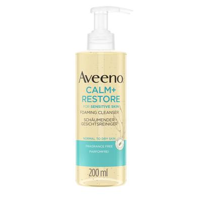 Aveeno Calm+ Restore schäumender Gesichtsreiniger 200 ml Flüssigseife Image