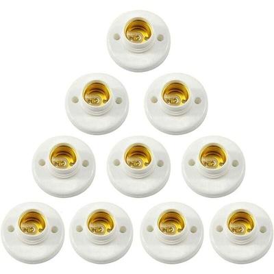 E27-Lampenfassung, Wandschraubfassung, LED-Lampensockel-Konverteradapter, für E27-Glühbirne, runde Image